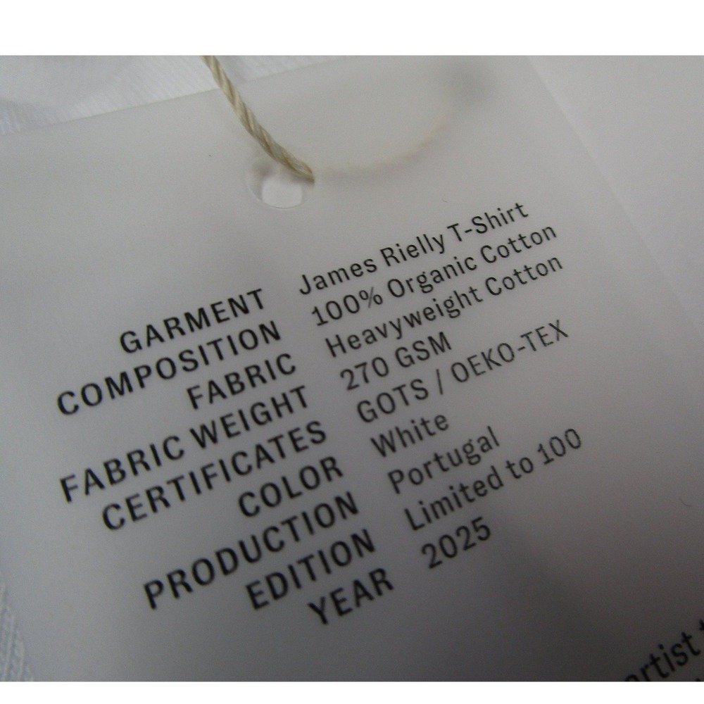 Canada Goods James Rielly Graphic T-Shirt White Organic Cotton Heavyweight Men M - Picture 4 of 11